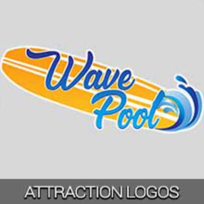 Wave Pool logo at Fantasy Island